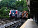 Amtrak Floridian meets VRE